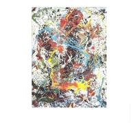 SSLDP LFHLI Jackson Pollock Affiche Abstrait Couleurs et Lignes Art Mural Jackson Pollock Peinture sur Toile Nordique Impressions Décor Intérieur Photo Murale 50x70cm sans Cadre