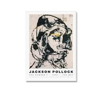 SSLDP LFHLI Jackson Pollock Affiche Abstrait Ligne Psychédélique Art Mural Jackson Pollock Peinture sur Toile Impressions Nordiques pour Décor Intérieur Photo 50x70cmx1 sans Cadre