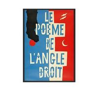 SSLDP LFHLI Le Corbusier Exposition Affiches Vintage Abstrait Art Mural Le Corbusier Peinture sur Toile Et Impressions Nordique Home Decor Photo 50x70cmx1 sans Cadre