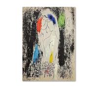SSLDP LFHLI Marc Chagall Abstrait Surréalisme Affiche Art Mural Minimaliste Marc Chagall Peinture sur Toile Et Impressions Moderne Décoration D’intérieur Photo 40x60cm sans Cadre