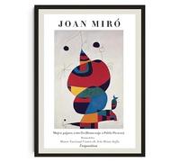 SSLDP LFHLI Musée Joan Miro Exposition Affiche Surréalisme Art Mural Joan Miro Peinture sur Toile Et Impressions Mode Décoration Murale Photo Murale 40x60cm sans Cadre