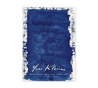 SSLDP LFHLI Néoréalisme Affiche d’Exposition Yves Klein Art Mural Abstrait Bleu Peinture et gravures sur Toile Yves Klein Décoration intérieure Tableau 50x70cm sans Cadre