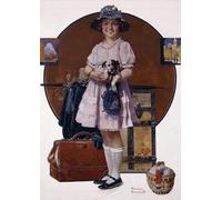 SSLDP LFHLI Norman Rockwell Affiche Samedi Soir Magazine Art Mural Norman Rockwell Peinture sur Toile Et Impressions Moderne Home Decor Photo 50x70cm sans Cadre