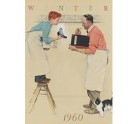 SSLDP LFHLI Norman Rockwell Affiche Samedi Soir Magazine Art Mural Norman Rockwell Peinture sur Toile Et Impressions Moderne Home Decor Photo 50x70cm sans Cadre