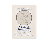 SSLDP LFHLI Pablo Picasso Lignes Simples d’Affiches Art Mural d’Animaux Pablo Picasso Peinture et Impressions Décoration intérieure Tableau 50x70cm sans Cadre