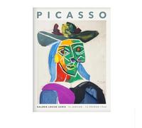 SSLDP LFHLI Pablo Picasso Minimalisme Affiche Abstrait Portrait Humain Art Mural Pablo Picasso Toile Peinture Et Impressions Décoration D’intérieur Photo 40x60cm sans Cadre
