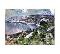 SSLDP LFHLI Paul Cezanne Vintage Poster Nature Paysage Art Mural Paul Cezanne Peinture sur Toile Et Impressions Maison Salon Décor Photo 50x70cm sans Cadre