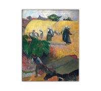 SSLDP LFHLI Paul Gauguin Poster《Fenaison, 1889》Art mural Paul Gauguin Peinture Sur Toile Et Impressions Maison Nordique Salon Décor Photo 40x60cm Sans Cadre
