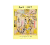 SSLDP LFHLI Paul Klee Aquarelle Affiche Classique Style Abstrait Moderne Art Mural Paul Klee Toile Peinture Et Impressions Home Decor Photo 40x60cmx1 sans Cadre
