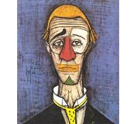 SSLDP LFHLI Poster Bernard Buffet Abstract《The Clown》Art Mural Bernard Buffet Toile Peinture et Estampes Nordic Home Decor Picture 50x70cmx1 sans Cadre