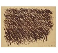 SSLDP LFHLI Poster Minimaliste Cy Twombly Art Mural Abstrait rétro Peinture sur Toile Cy Twombly Peinture et Impressions Décoration intérieure Moderne 50x70cmx1 sans Cadre