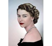 SSLDP LFHLI Reine Elizabeth II Portrait Affiche Moyen Âge Art Mural Reine Elizabeth II Peinture sur Toile Et Impressions Décoration Intérieure Photo 40x60cmx1 sans Cadre