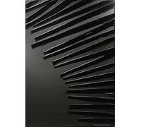SSLDP LFHLI Rétro Pierre Soulages Affiche Ligne Noire Art Mural Abstrait Pierre Soulages Peinture sur Toile Et Impressions pour Décoration Intérieure Photos 50x70cm sans Cadre