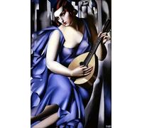 SSLDP LFHLI Tamara de Lempicka Affiche esthétique Femme Art Mural Tamara de Lempicka Peinture et Impressions sur Toile Décoration intérieure 40x60cmx1 sans Cadre