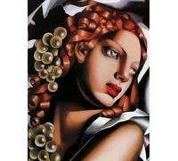 SSLDP LFHLI Tamara de Lempicka Femme Affiche Art Mural Vintage Tamara de Lempicka Peinture et Impressions sur Toile Tableau de décoration intérieure Moderne 40x60cm sans Cadre