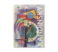 SSLDP LFHLI Wassily Kandinsky Affiche Exposition Coloré VintageArt Mural Wassily Kandinsky Peinture sur Toile Et Impressions Photos De Décoration D’intérieur 50x70cm sans Cadre