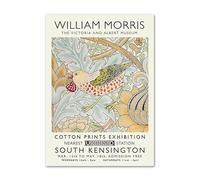 SSLDP LFHLI William Morris Affiche Oiseau Plantes Art Mural William Morris Peinture sur Toile Et Impression Maison Moderne Salon Décor Photo 50x70cm sans Cadre