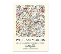 SSLDP LFHLI William Morris Affiche Style Nordique Fleurs Art Mural William Morris Peinture sur Toile Et Impressions Moderne Maison Chambre Décor Photo 50x70cm sans Cadre