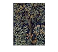 SSLDP LFHLI William Morris Affiches Vintage Animal Plante Toile Peinture William Morris Art Mural Et Impressions Maison Salon Décor Photo 40x60cm sans Cadre