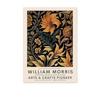 SSLDP LFHLI William Morris Exposition Affiche Modernisme Minimalisme Art Mural William Morris Peinture sur Toile Et Impressions Home Decor Photo 50x70cmx1 sans Cadre