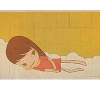 SSLDP LFHLI Yoshitomo Nara Affiche Minimaliste Dessin Animé Art Mural Yoshitomo Nara Peinture sur Toile Et Impressions Bébé Enfants Chambre Décor Photo 40x60cmx1 sans Cadre