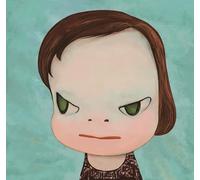 SSLDP LFHLI Yoshitomo Nara Affiche Minimaliste Dessin Animé Art Mural Yoshitomo Nara Peinture sur Toile Et Impressions Bébé Enfants Chambre Décor Photo 50x50cmx1 sans Cadre