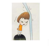 SSLDP LFHLI Yoshitomo Nara Affiche Poupée De Rêve Art Mural Yoshitomo Nara Peinture Sur Toile Et Impressions Mode Bébé Enfants Chambre Décor Photo 40x60cmx1 Sans Cadre