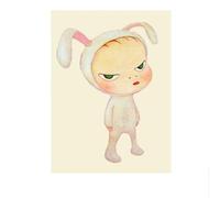 SSLDP LFHLI Yoshitomo Nara Dessin animé Affiche Rétro Poupée De Rêve Art Mural Yoshitomo Nara Peinture Sur Toile Et Impressions Enfants Chambre Décor Photo 40x60cmx1 Sans Cadre
