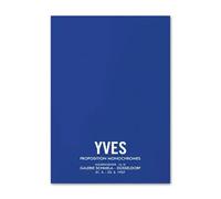 SSLDP LFHLI Yves Klein Exposition Nordique Poster Galerie Néoréalisme Art Mural Yves Klein Toile Peinture Et Impressions Décoration Intérieure Photo 40x60cmx1 sans Cadre