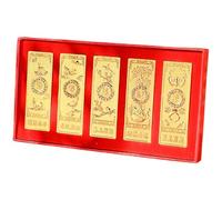 Sslvya Ensemble De Lingots d'or, Fausse Brique Dorée, Lingots d'or Factices, Ornements, Décorations, Accessoire De Cinéma Réaliste, Cadeau