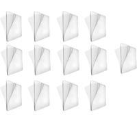 Ssmmam Lot de 10 coussinets adhésifs de rechange transparents pour cuisine, salle de bain, douche, support de caddie de douche, crochets adhésifs sans clous, accessoires de salle de bain (autocollant