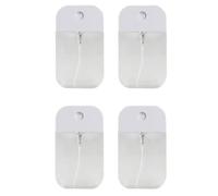 Ssmmam Lot de 4 flacons vaporisateurs blancs de 50 ml pour désinfectant pour les mains - Flacons vides en plastique pour femme