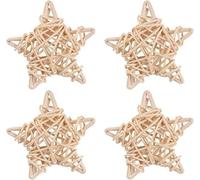 Ssmmam Lot de 4 jouets à mâcher en forme de cœur pour lapins, hamsters, cochons d'Inde et chinchillas, rotin naturel à mâcher pour le meulage des dents des petits animaux