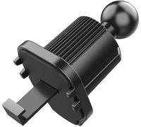 Ssmmam Support de téléphone universel noir pour grille d'aération de voiture, support de fixation à rotule de 17 mm, la plupart des supports universels pour grille d'aération de voiture pour téléphone