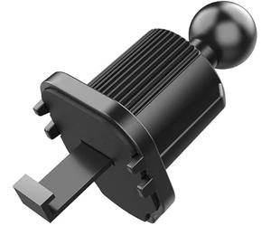Ssmmam Support de téléphone universel noir pour grille d'aération de voiture, support de fixation à rotule de 17 mm, la plupart des supports universels pour grille d'aération de voiture pour téléphone