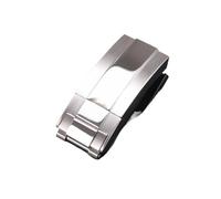 SSNAWBA Bracelet de montre avec fermoir Glidelock compatible avec Rolex Daytona Submariner GMT Yacht-Master New Water Ghost, boucle à bouton-poussoir de réglage fin 16 mm(Bright Silver)