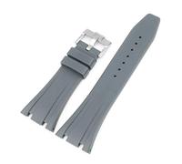 SSNAWBA Bracelet de montre en caoutchouc 26 mm compatible avec Audemars Piguet Royal Oak 15400 15703 avec boucle papillon camouflage pour homme compatible avec AP, 26mm, Agate