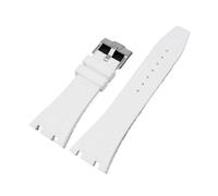 SSNAWBA Bracelet de montre en caoutchouc 26 mm compatible avec Audemars Piguet Royal Oak 15400 15703 avec boucle papillon camouflage pour homme compatible avec AP, 26mm, Agate