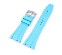 SSNAWBA Bracelet de montre en caoutchouc 26 mm compatible avec Audemars Piguet Royal Oak 15400 15703 avec boucle papillon camouflage pour homme compatible avec AP, 26mm, Agate