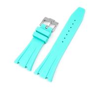 SSNAWBA Bracelet de montre en caoutchouc 26 mm compatible avec Audemars Piguet Royal Oak 15400 15703 avec boucle papillon camouflage pour homme compatible avec AP, 26mm, Agate