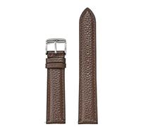SSNAWBA Bracelet de montre universel en cuir de vache de 12/13/14/15/16/17/18/19/20/21/22/23/24 mm pour homme et femme Marron, 13mm, Agate