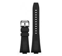 SSNAWBA Bracelet en silicone compatible avec Tissot PRX Powermatic 40 mm avec boucle ardillon à dégagement rapide for homme et sport étanche - Remplace le bracelet de montre 12 mm(Svart)