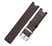 SSNAWBA Bracelets de montre compatibles avec les modèles CK K1S21120/K1S21102, en cuir souple et résistant, for montre Calvin Klein, 20 mm(Brown Silver)