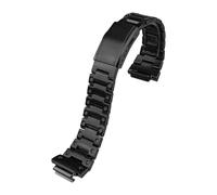 SSNAWBA Kit de bracelet en métal personnalisé compatible avec Casio série DW-5600 | GW-M5610/GW-B5600 | Pièces de rechange for montres en acier inoxydable | Mise à niveau DIY(Red Black,5600mm)