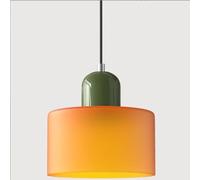 SSNCcNC 1, Lampe de salle à manger Nordique Moderne Lampe suspendue Verre Vintage Style français Chambre à coucher Table de chevet Design créatif E27 Salon Loft 15CM