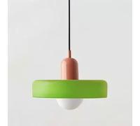 SSNCcNC 12, Lampe de salle à manger Verre Nordique Suspension Moderne/Vintage Lampe pendante Style français Chambre à coucher Table de chevet Design créatif E27 Salon 25CM