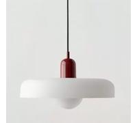 SSNCcNC 16, Lampe de salle à manger Verre Nordique Suspension Moderne/Vintage Lampe pendante Style français Chambre à coucher Table de chevet Design créatif E27 Salon 25CM