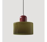 SSNCcNC 24, Lampe de salle à manger Nordique Moderne Lampe suspendue Verre Vintage Style français Chambre à coucher Table de chevet Design créatif E27 Salon Loft 15CM