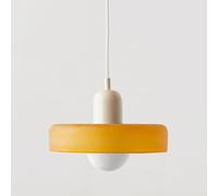 SSNCcNC 28, Lampe de salle à manger Verre Nordique Suspension Moderne/Vintage Lampe pendante Style français Chambre à coucher Table de chevet Design créatif E27 Salon 25CM