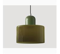 SSNCcNC 35, Lampe de salle à manger Nordique Moderne Lampe suspendue Verre Vintage Style français Chambre à coucher Table de chevet Design créatif E27 Salon Loft 15CM